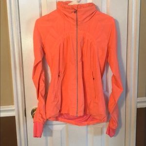 Lululemon Orange reflection Jacket.